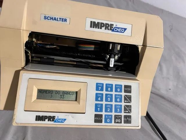 Impressora de Cheques Schalter Imprecheq - Testada e Funcionando - Foto 4