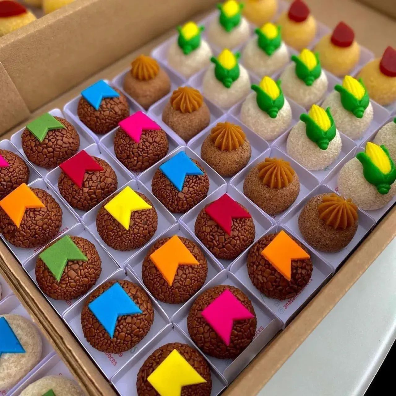 Brigadeiros de festa 