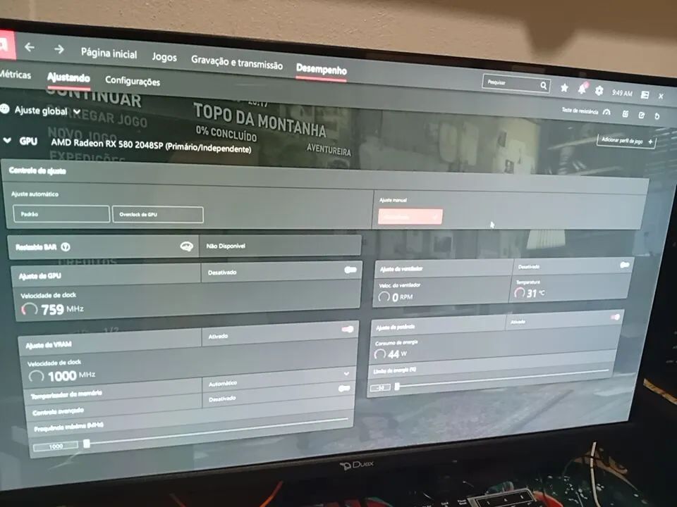 Rx 580 8gb veineda dando artefatos em alguns jogos - Foto 5