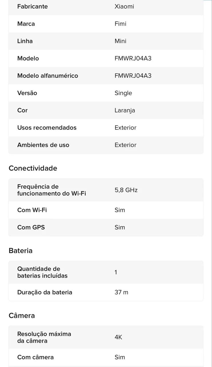 Drone Fimi Mini 3 com maleta para transporte - Foto 5