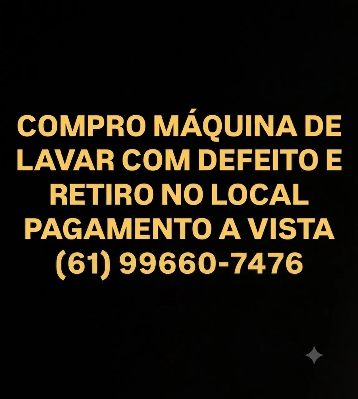 Compra se máquina de lavar 