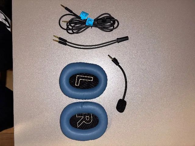 Fone De Ouvido Headset Gamer Logitech Pro X Edicão League of Legends LOL - Foto 4