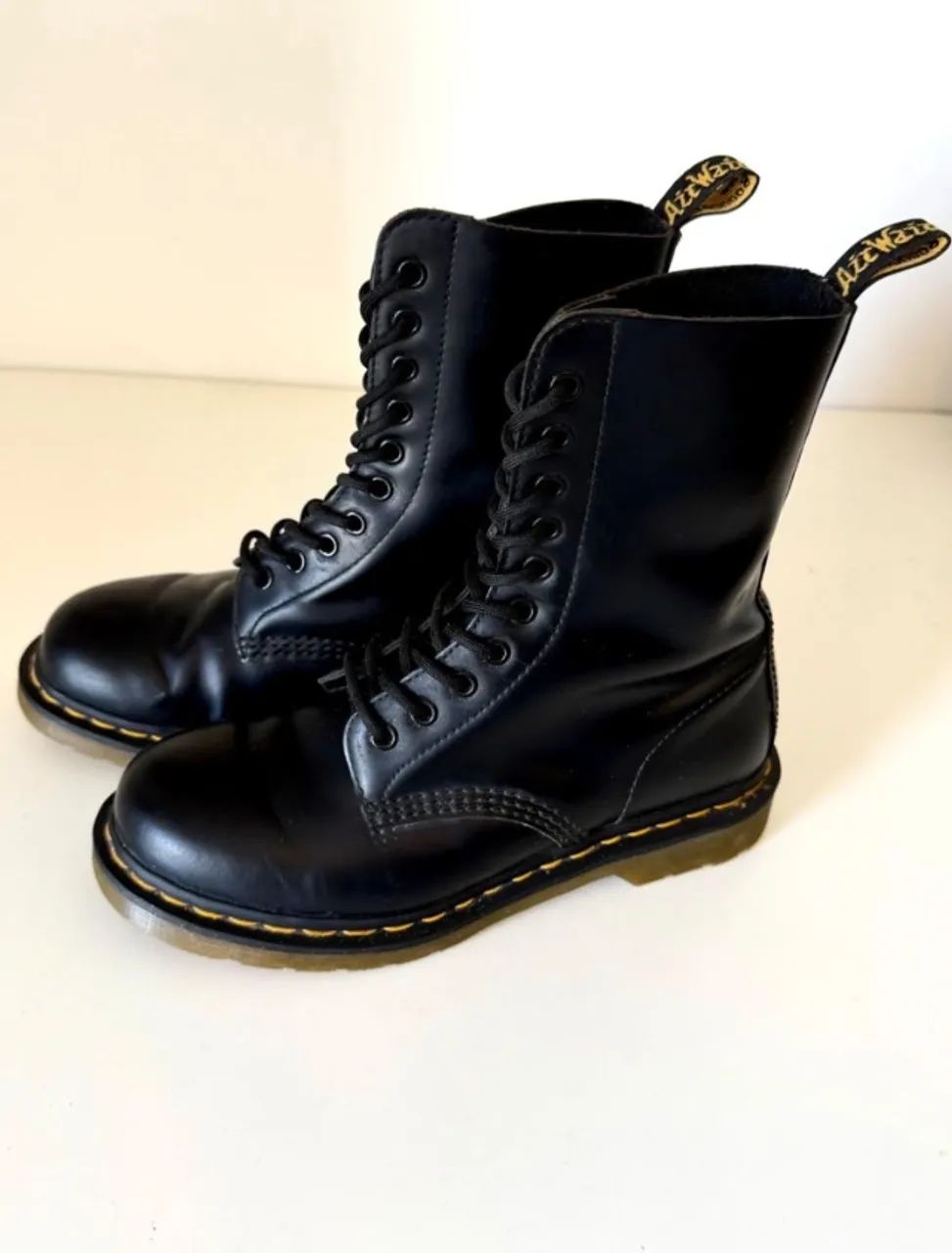 Dr. Martens 1460 preto clássico com 10 ilhós, 37, uk5 - Foto 3