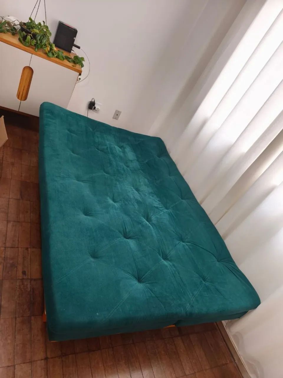 Sofá cama verde militar - Foto 3