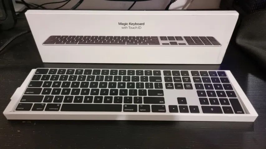 Kit Teclado e Mouse Apple Magic Bluetooth preto + (brinde) - Foto 3