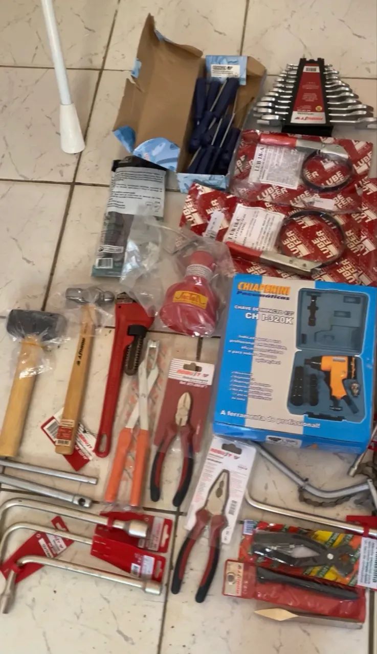 OPORTUNIDADE: KIT COMPLETO DE FERRAMENTAS PARA TROCA DE ÓLEO E MECÂNICA - Foto 2