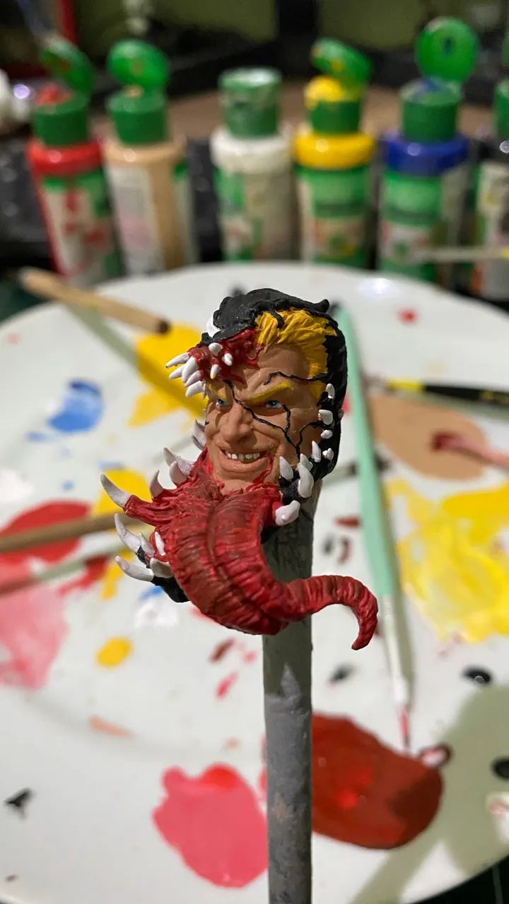 Head custom venom Marvel legends action figures 1/12 cabeça customizada 
