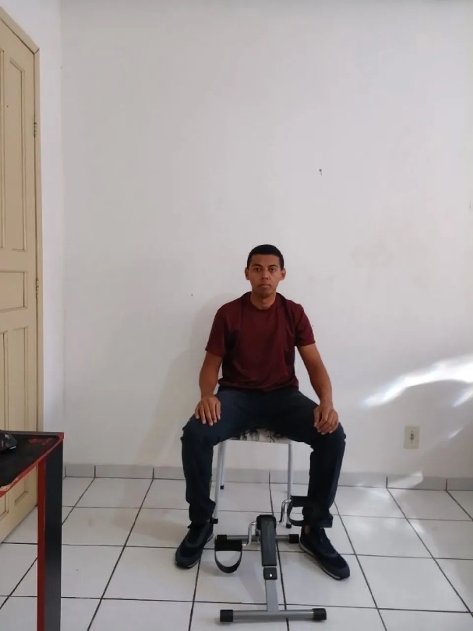 Mini Bike Ergométrica Braços e Pernas Com Painel - Foto 4