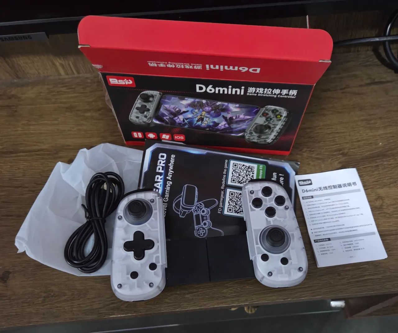 Controle BSP D6Mini - Compatível com Android, iOS, Windows e Switch. Estado de novo.  - Foto 2