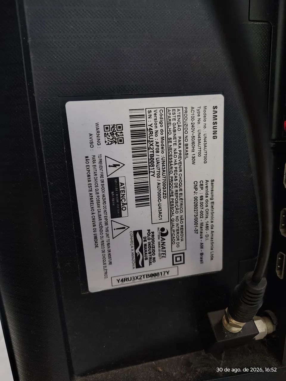 Tv smart Samsung 4k 43 polegadas  - Foto 2