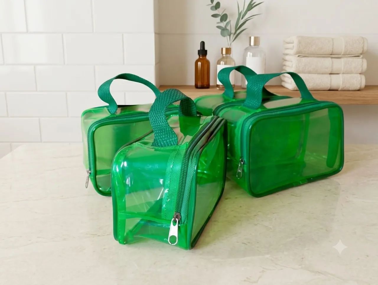 Kit com 5 bolsinhas personalizadas cristal  - Foto 3
