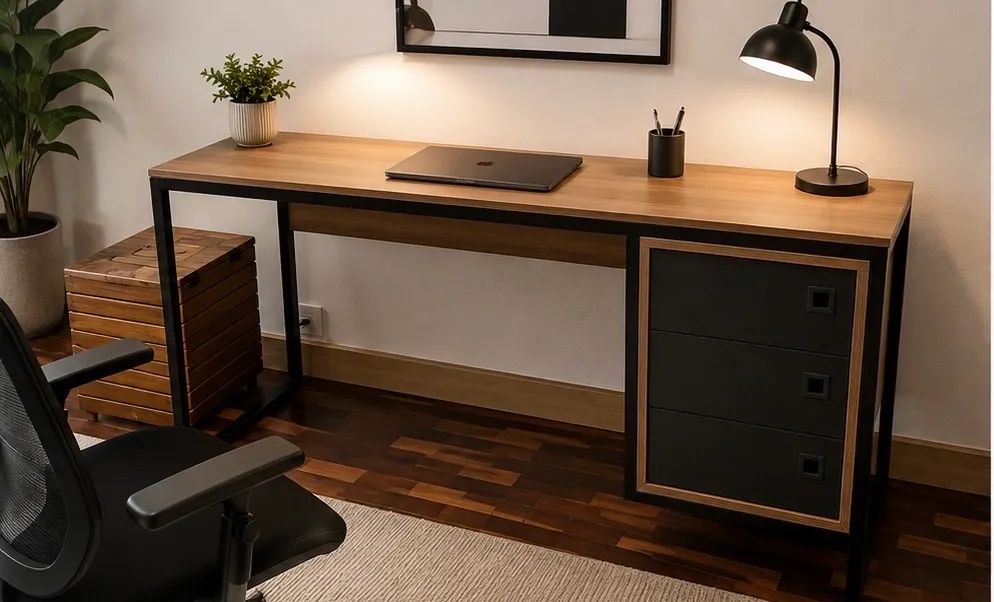 Mesa de escritório | Estilo industrial