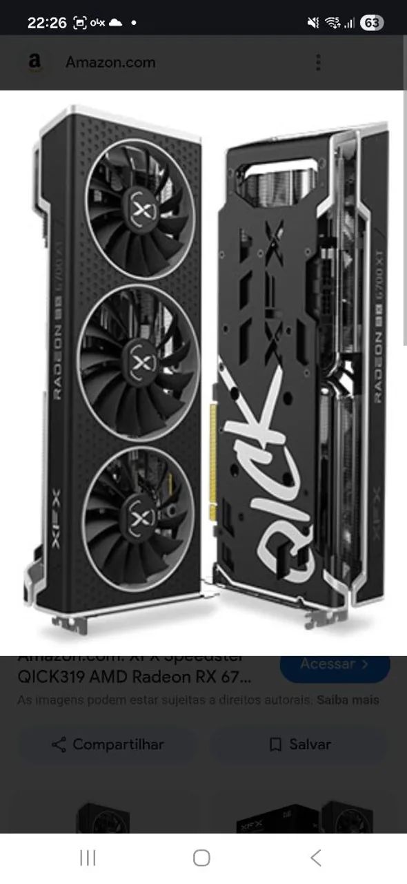 Placa de video RX 6700 xt xfx - Foto 2