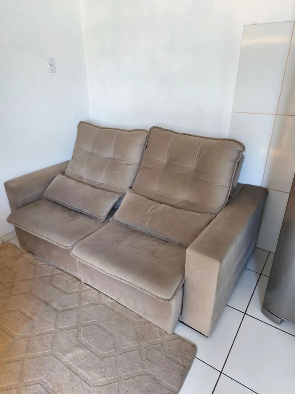 Sofá retrátil 2 lugares - Foto 2