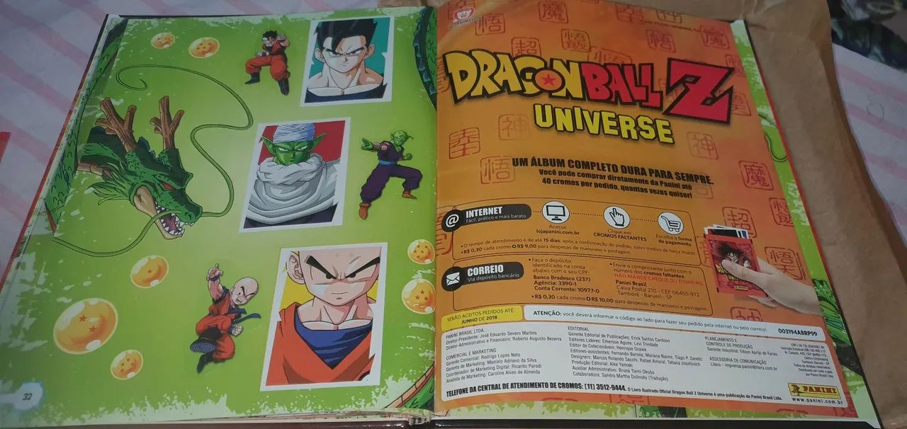 Álbum "Dragon ball Z - Universe" Capa dura - Foto 5