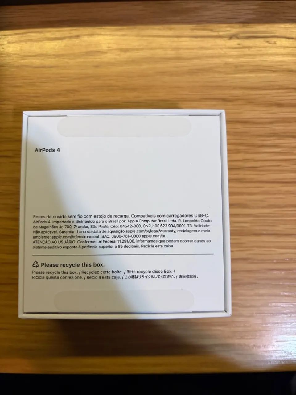 Caixa AirPods 4 - Foto 2