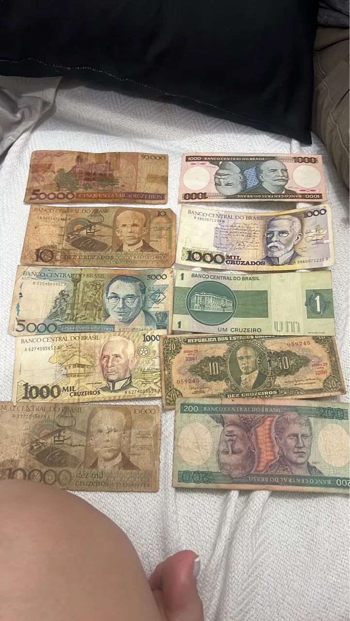 Vendo cédulas antigas
