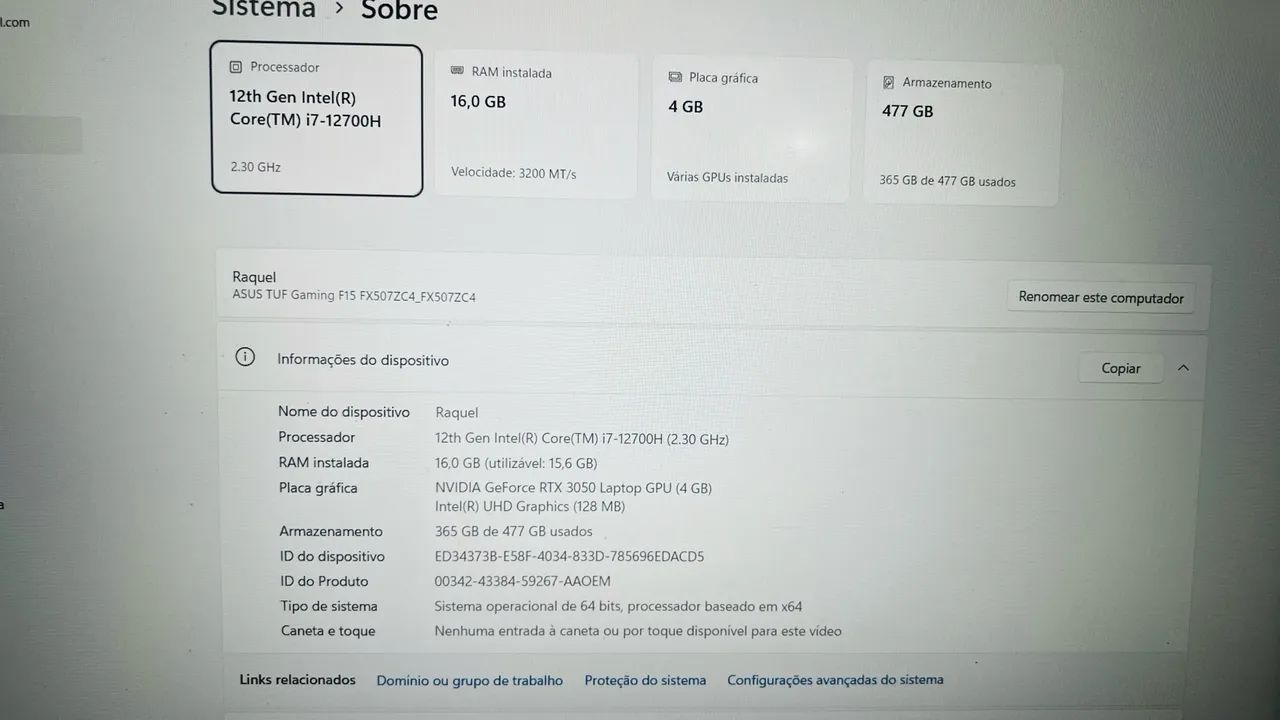 Asus TUF Gaming F15