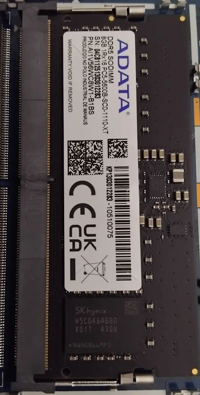 Memoria ram ddr5 8gb 5600 Adata - Foto 2