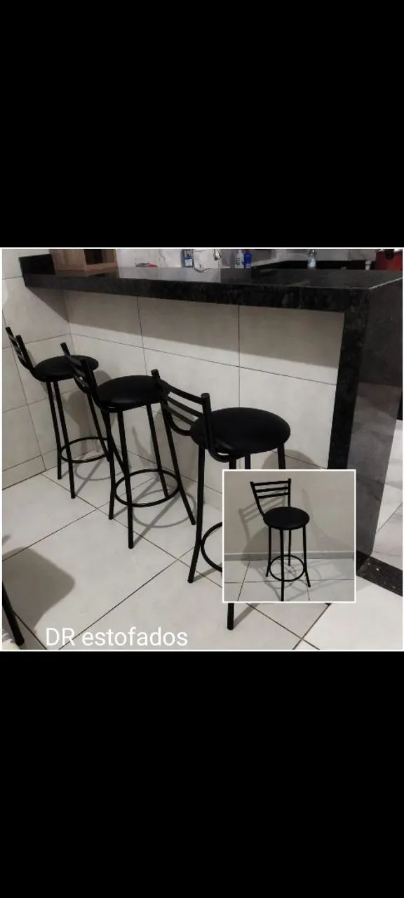 Banquetas altas para balcão  - Foto 3