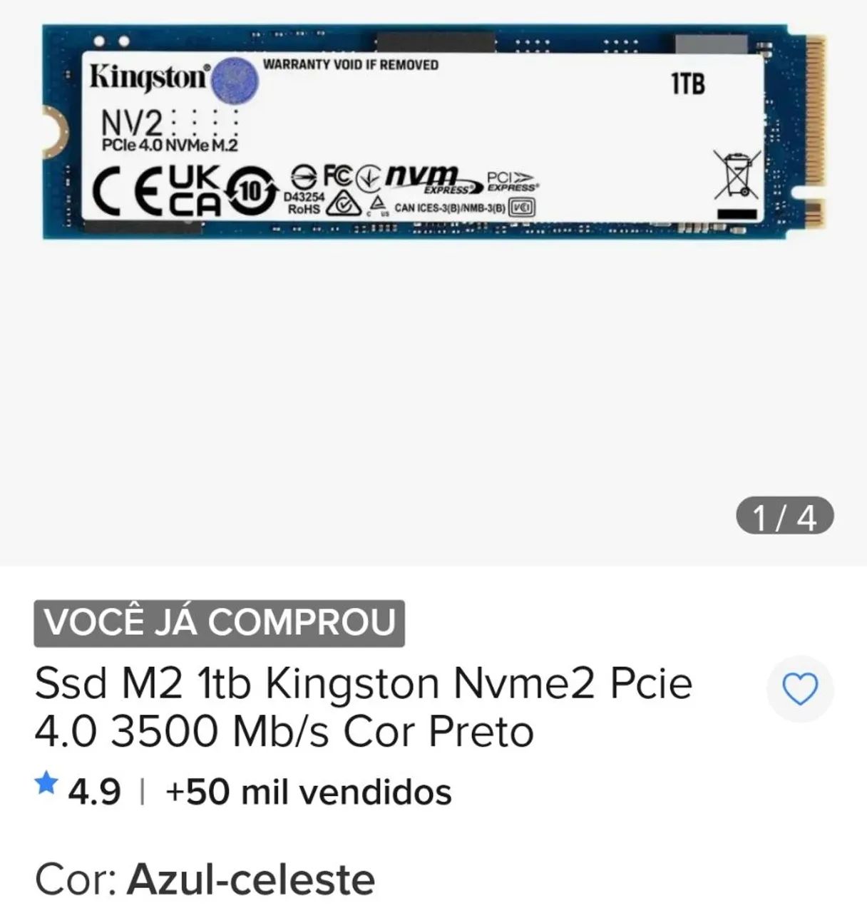 SSD M2 1tb  - Foto 4