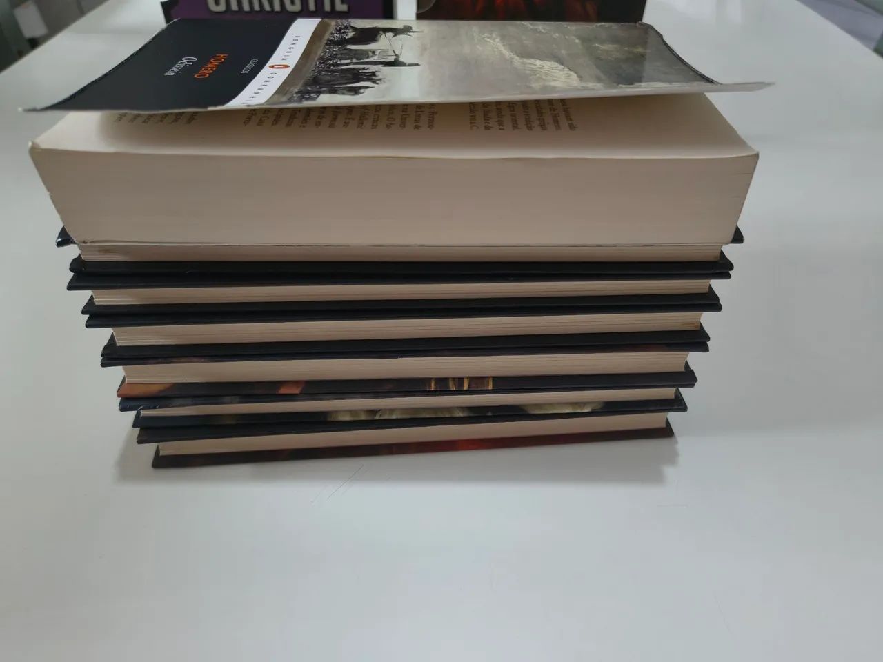 Agata Christie livros Box + A divina comédia + Odisseia (usados) - Foto 3