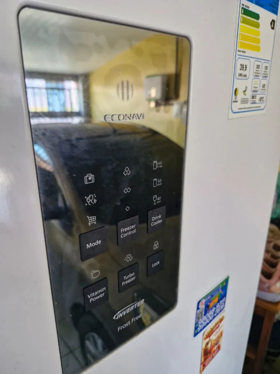 Geladeira Panasonic Inverter 425L