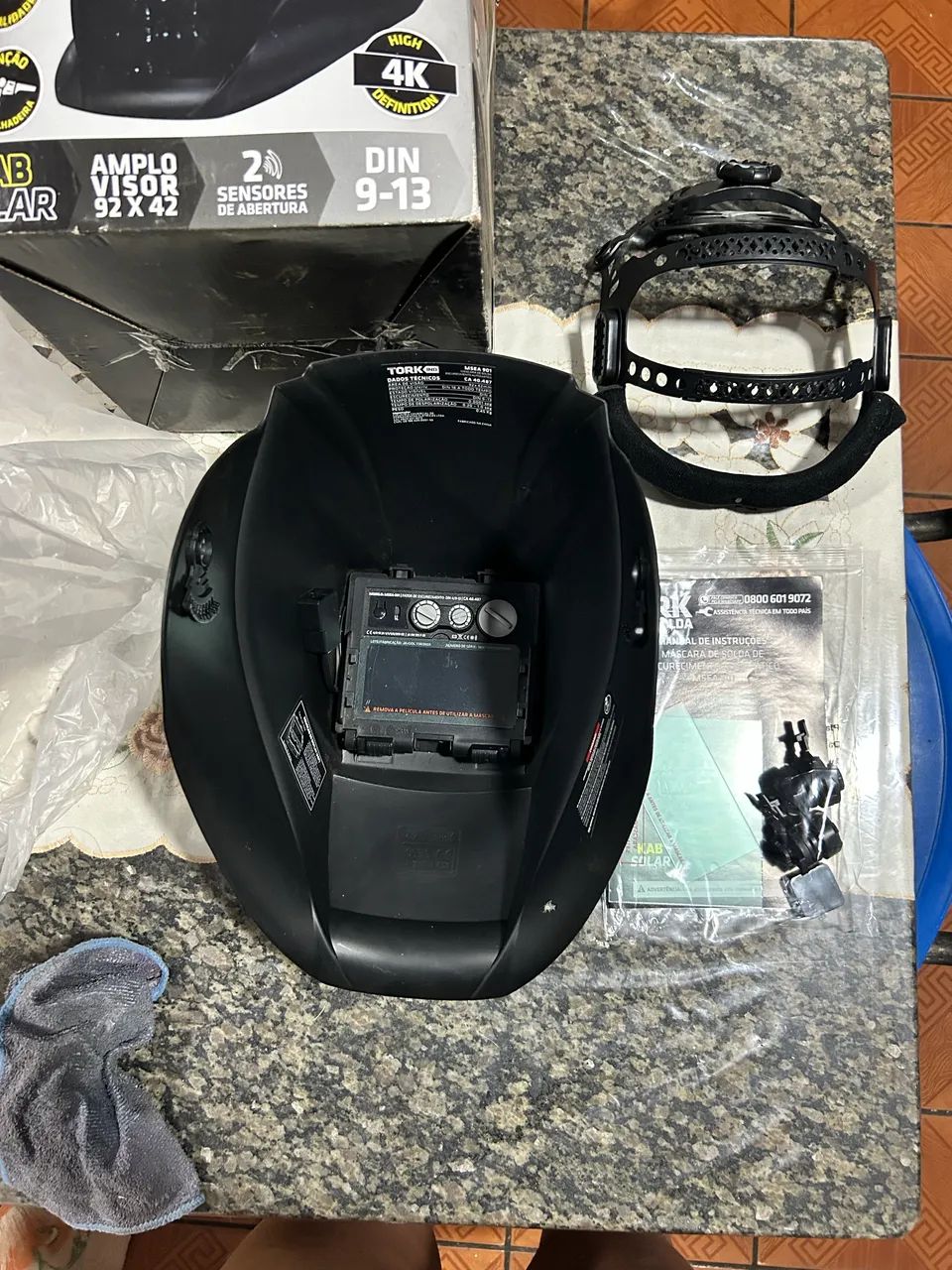 Capacete de solda tecnológico  - Foto 3