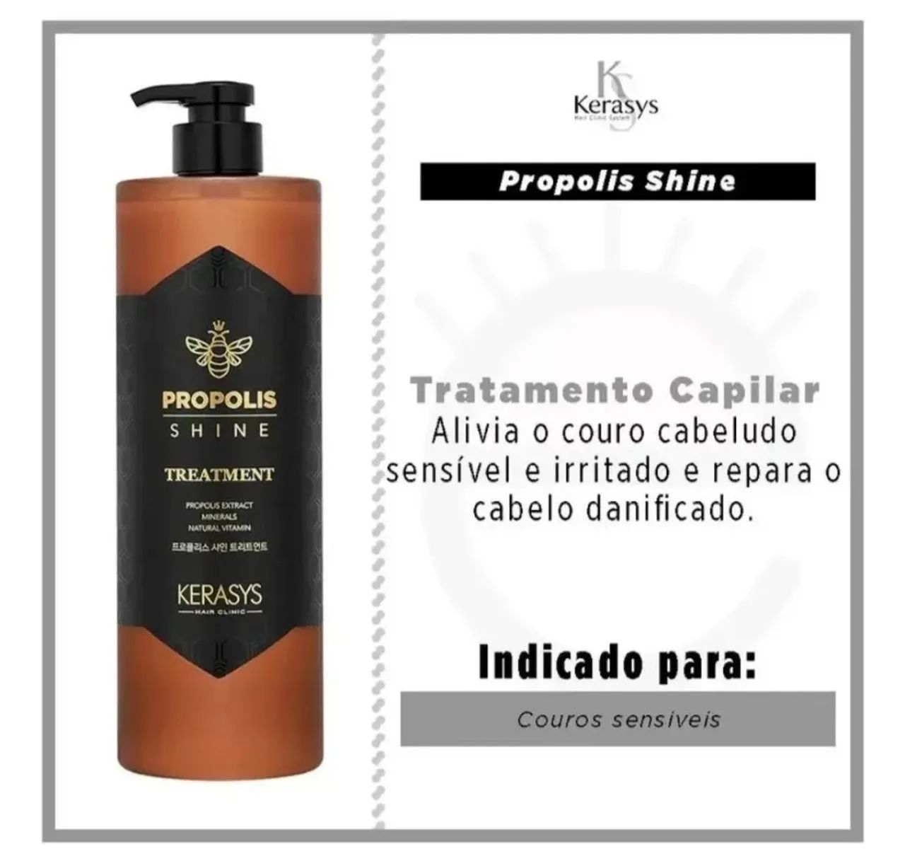 Tratamento Capilar Shine Própolis Kerasys  - Foto 5