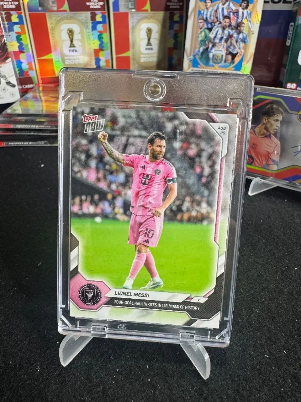 Card Topps Now Comemorativo Messi