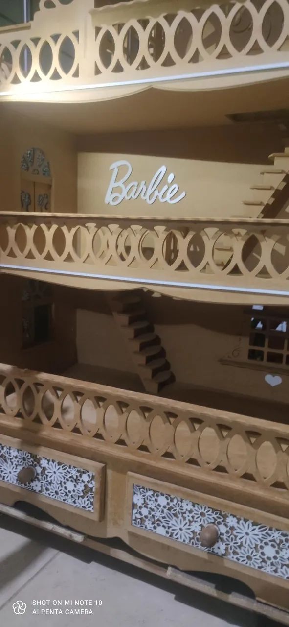 Casinha da Barbie em MDF - Foto 3
