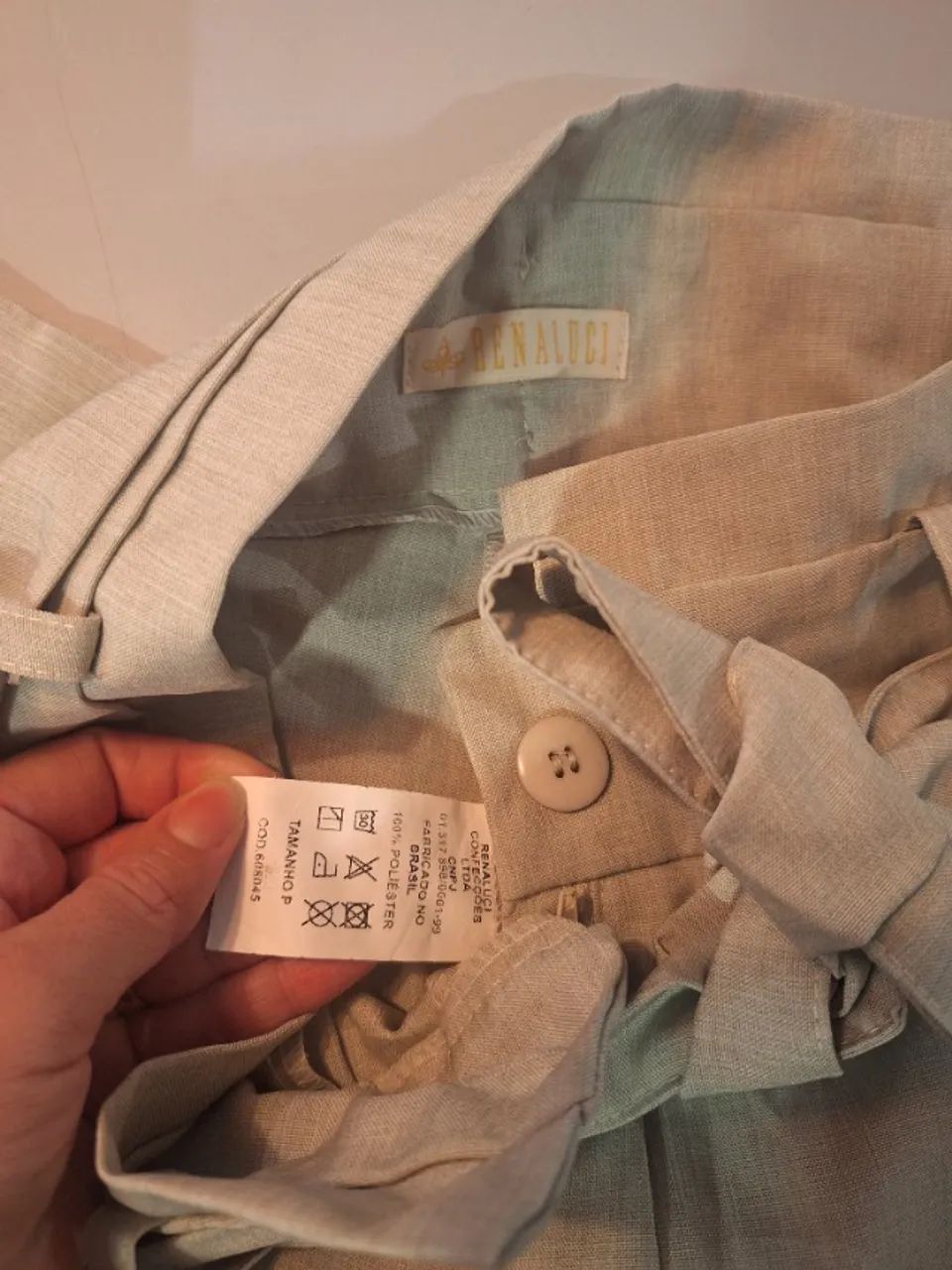 Calça de alfaiataria Bege - Foto 4