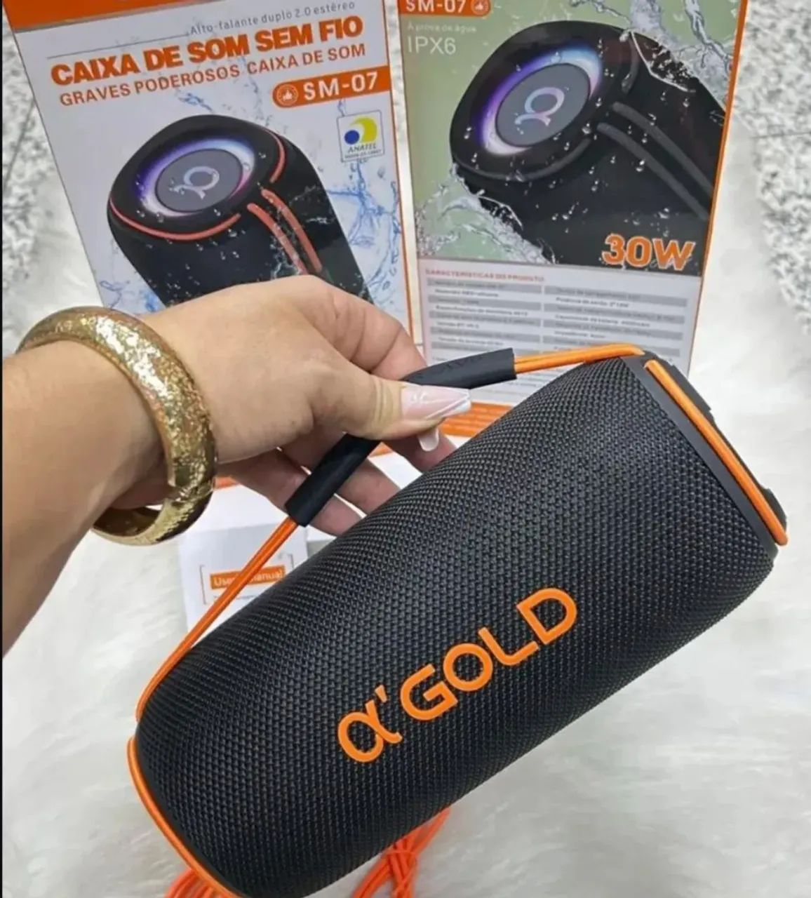 Caixa de som 30w Ol'gold. Entrega grátis 