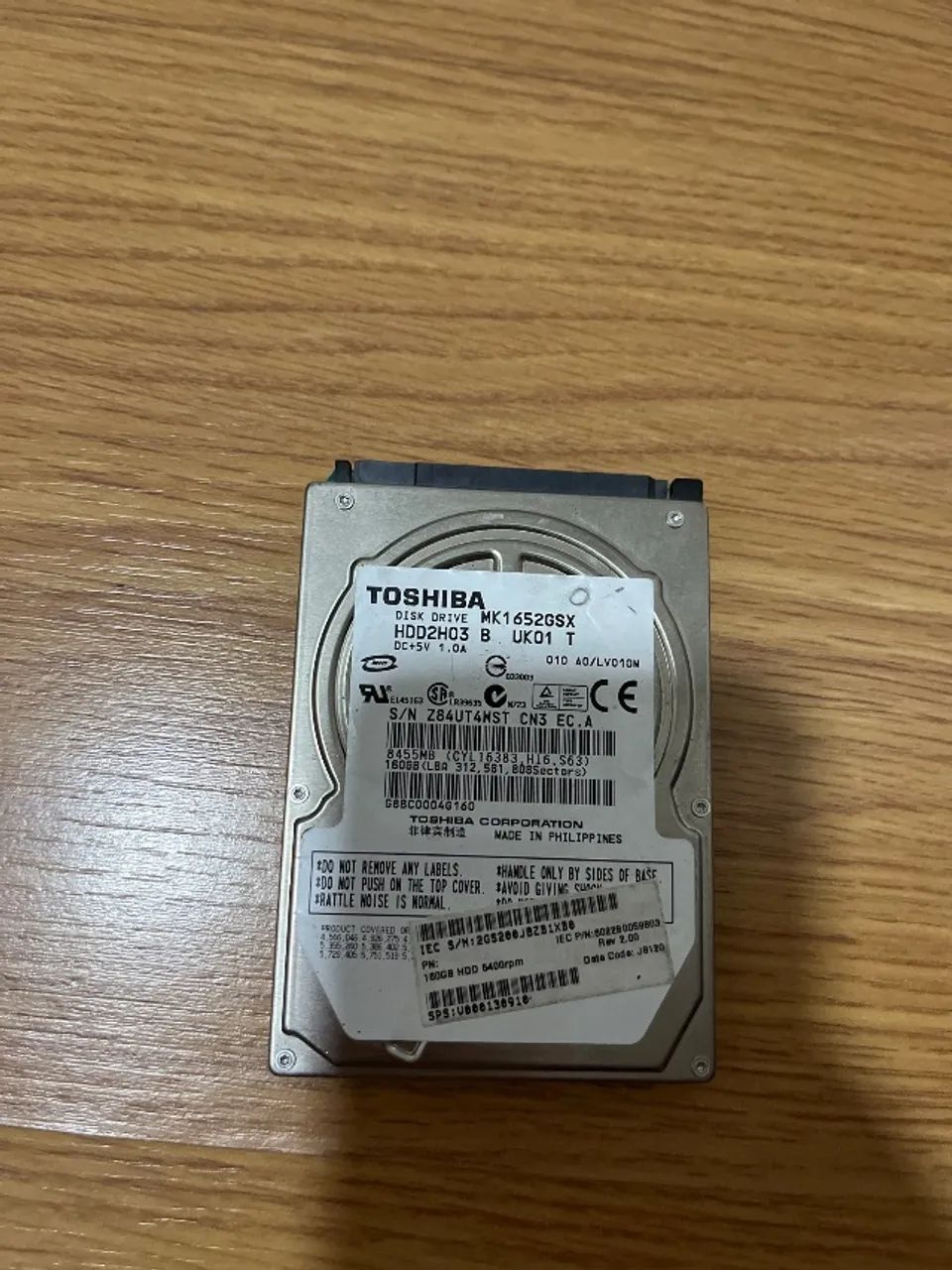 Hd Toshiba para notebook