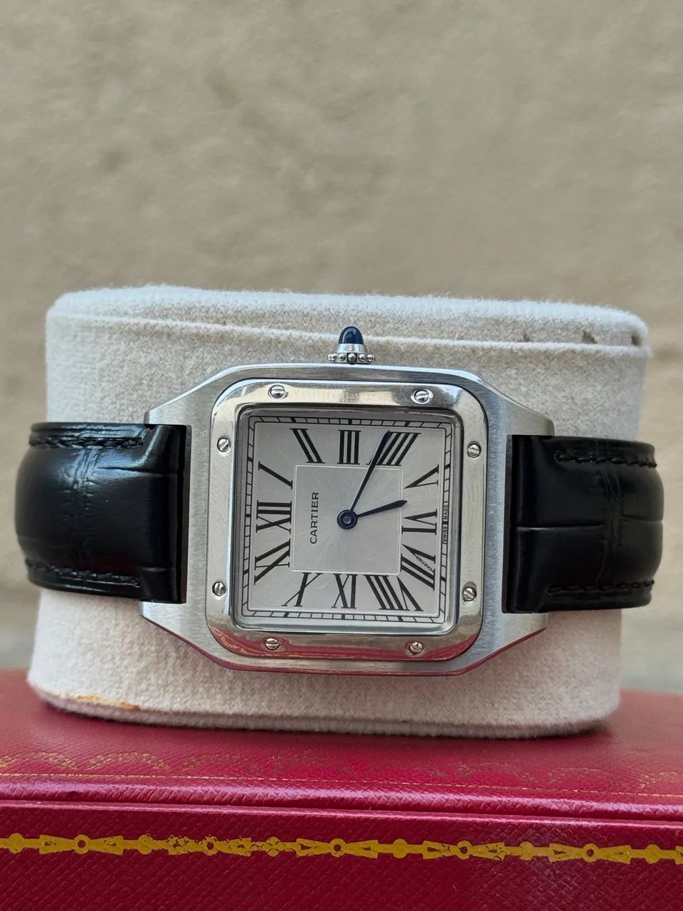 Relogio Cartier Santos Dumont Quartz 