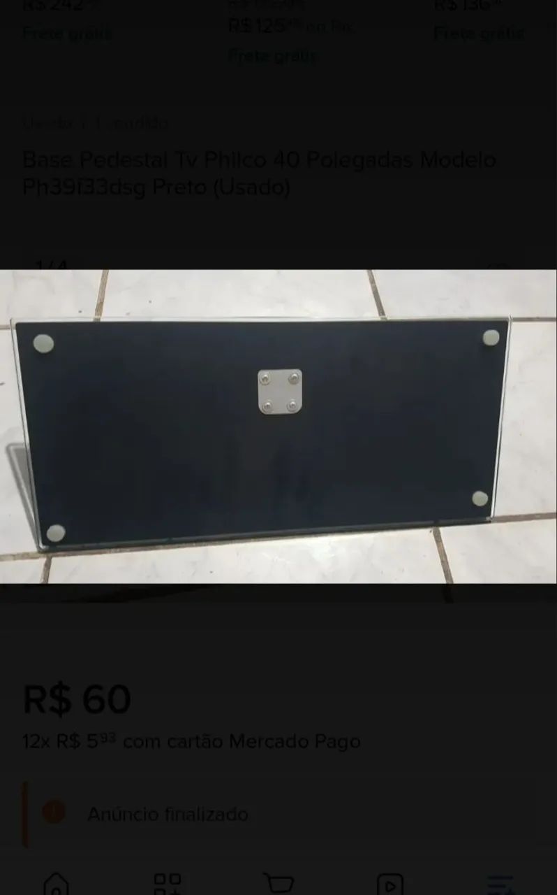 Pé base pedestal TV philco modelo PH39F33DSG  - Foto 3