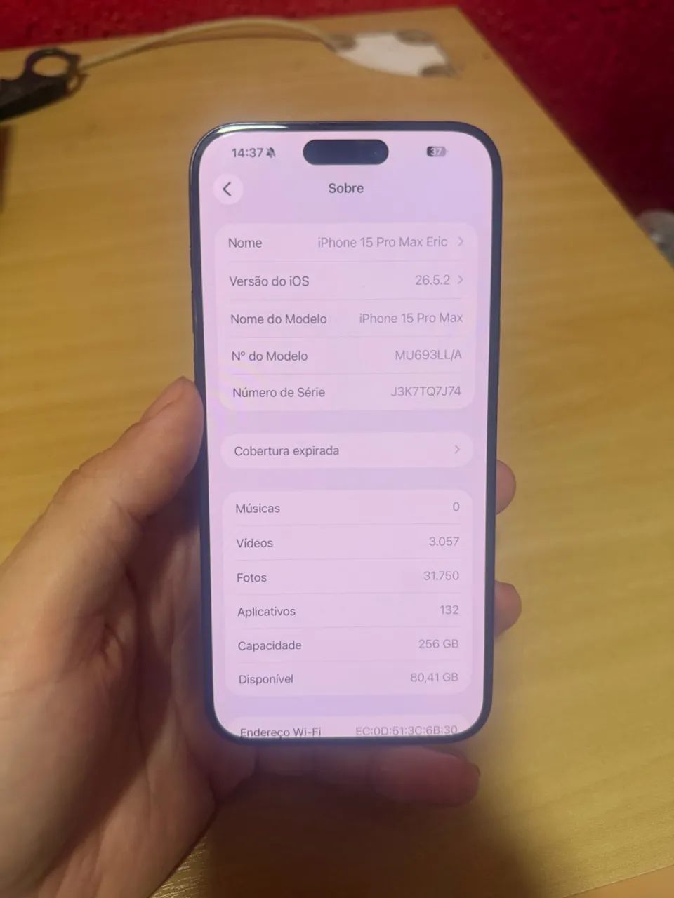 IPHONE 15 PRO MAX AZUL 256gb - Foto 5