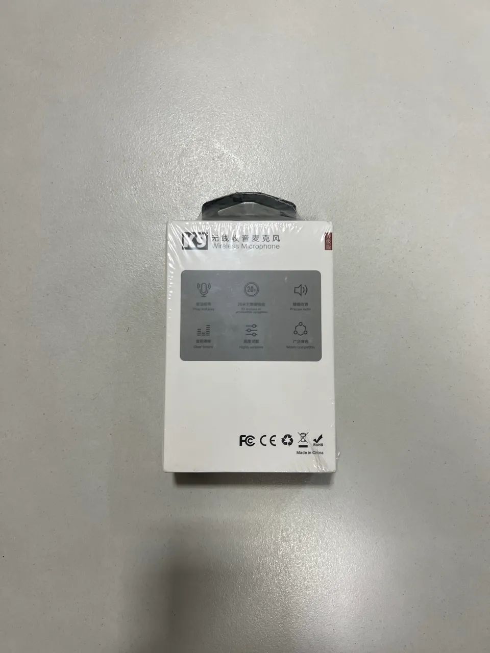 MICROFONE SEM FIO K9 PARA CELULAR (NOVO LACRADO ) - Foto 4