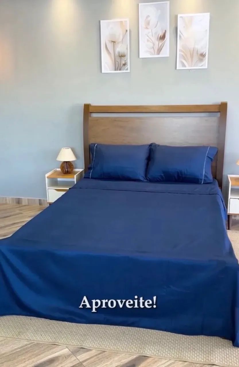 Jogo de Lençol 4 peças - Cama King - Foto 3