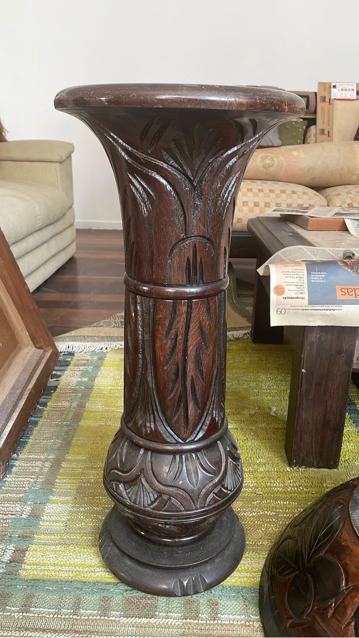 Vaso de Madeira Médio PARTE 2