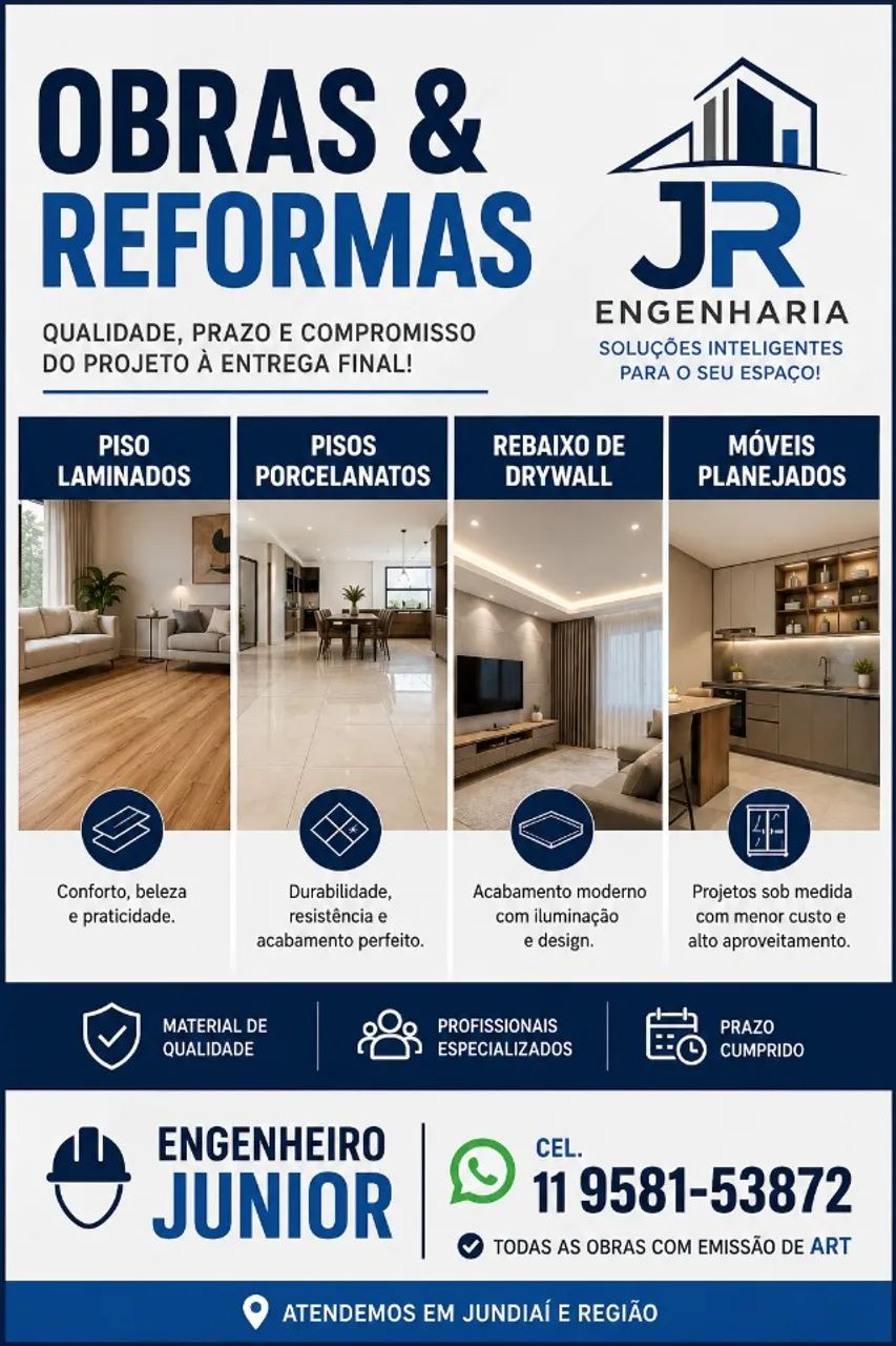 Reformas, obras, Moveis planejados