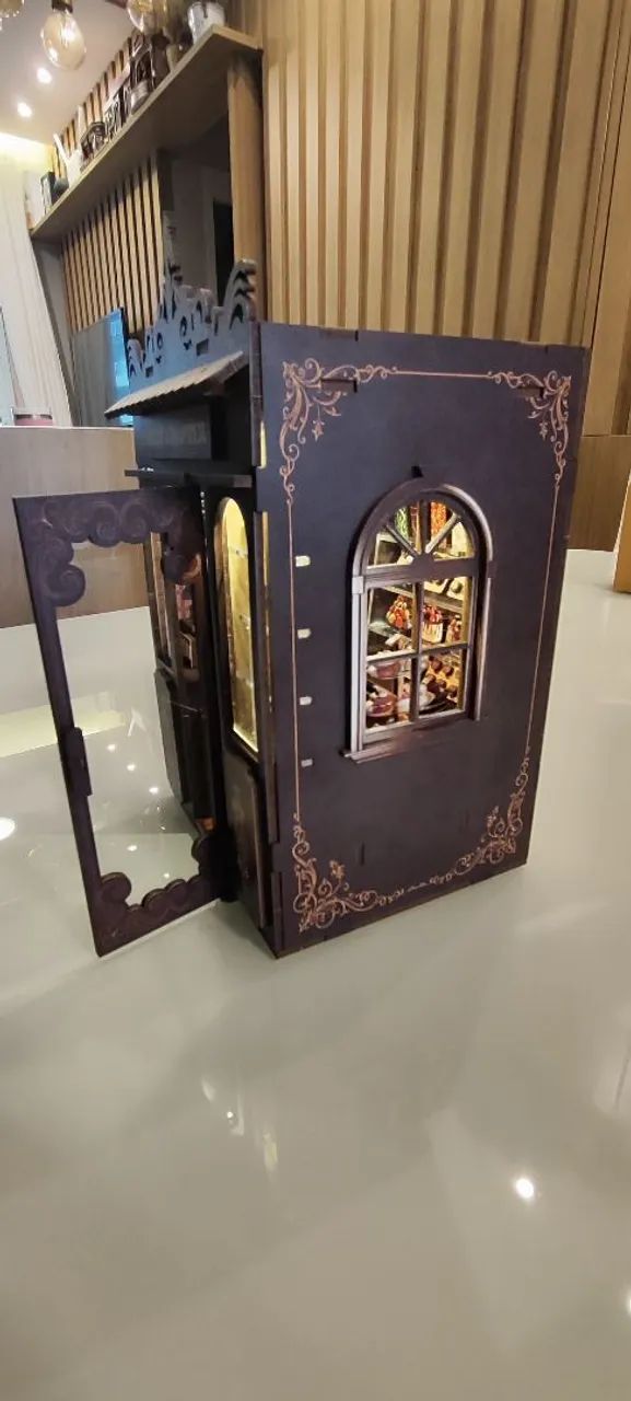 Book Nook Doceria, MONTADO, pronto para decorar! - Foto 3