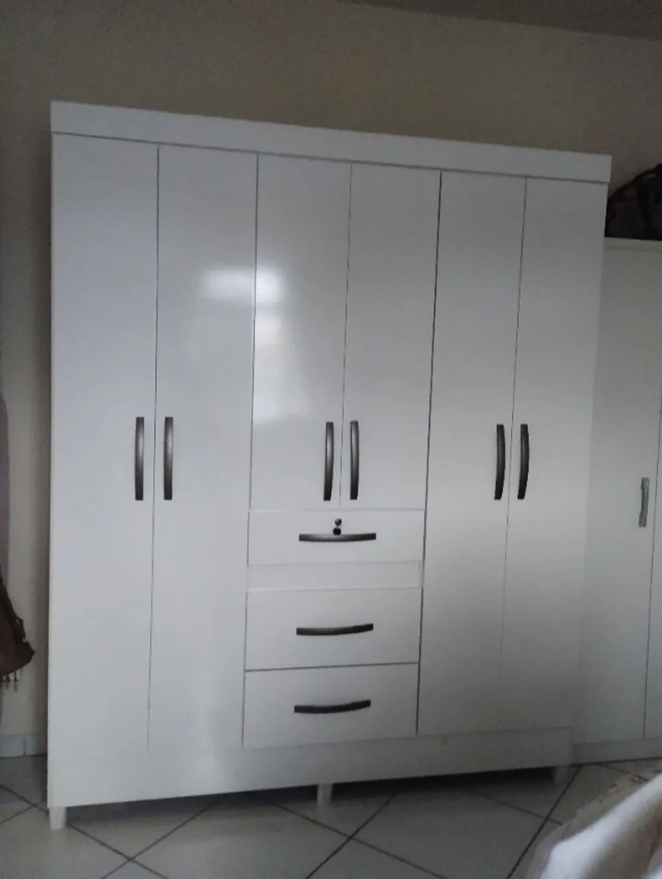 Guarda roupa pequeno branco - Foto 2