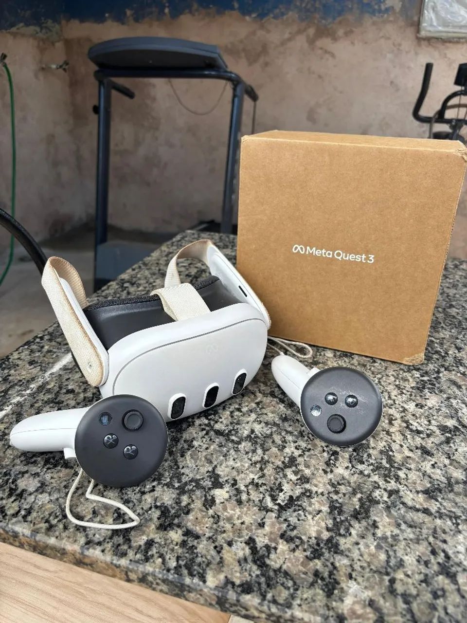 Meta Quest 3 Completo Na Caixa Com Controles E Carregador