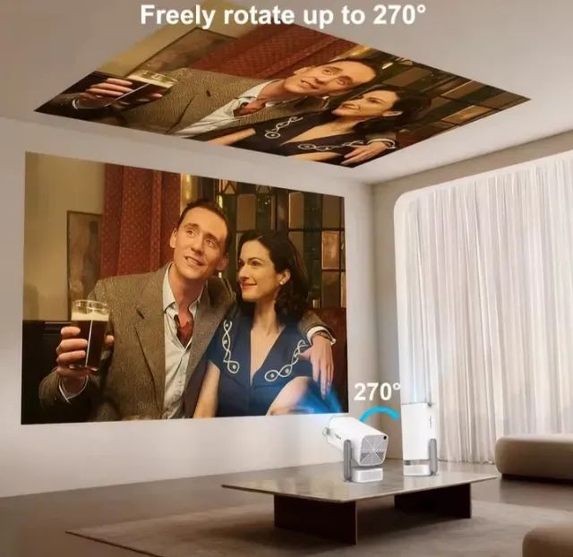 Projetor ThundeaL TD80 Pro Android 13 Full HD 1080p Wi-Fi 6 Bluetooth - Novo na Caixa - Foto 6