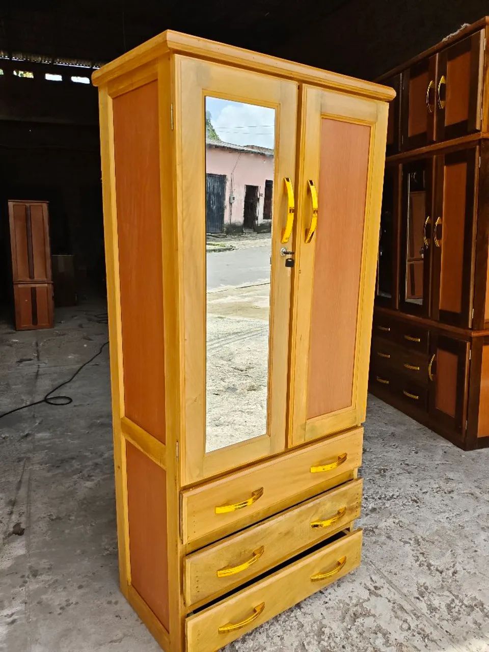 Guarda roupa de solteiro 2 portas novo  - Foto 3