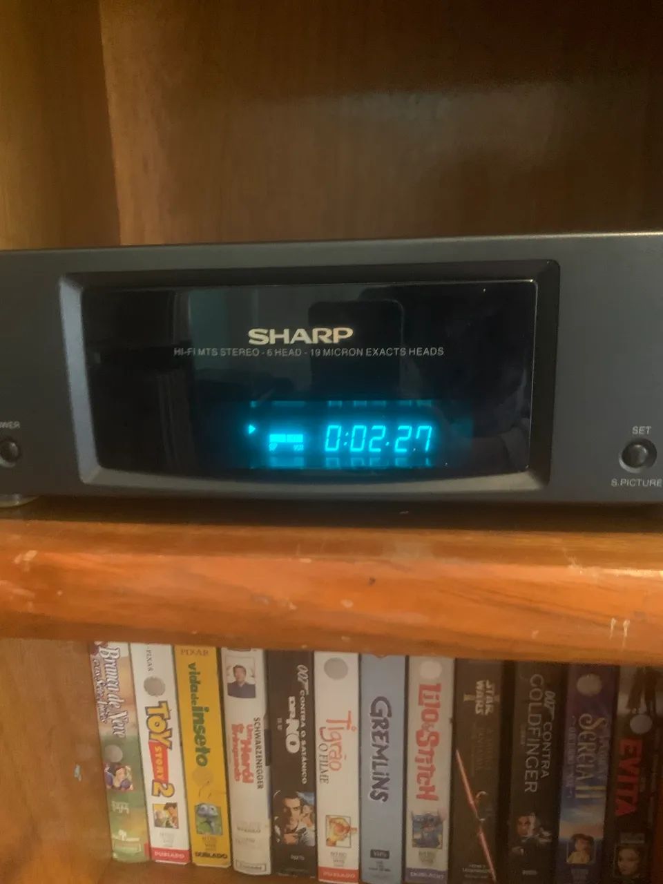 Vídeo Cassete Stereo Vhs Sharp Spatializer - Foto 3