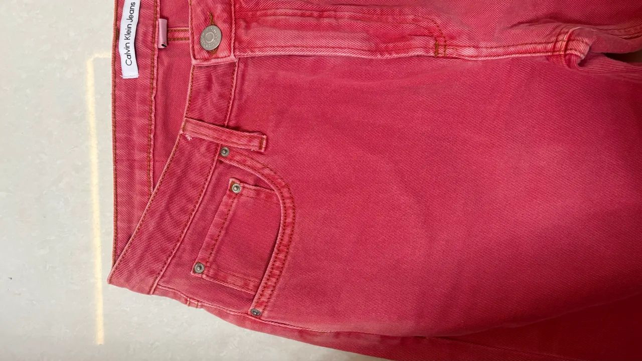 Calça wide leg Calvin Klein tam  38 - Foto 2