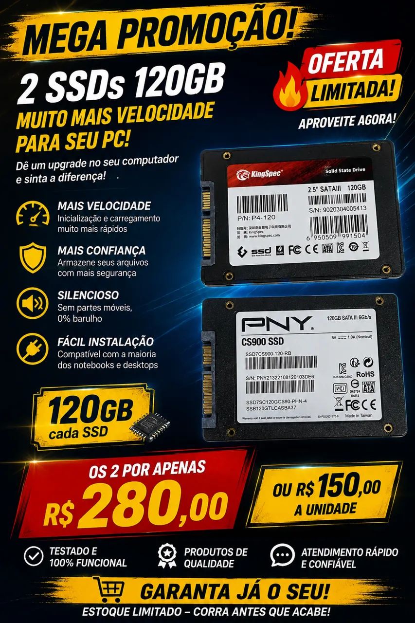 PROMOÇÃO DE SSD  - Foto 3