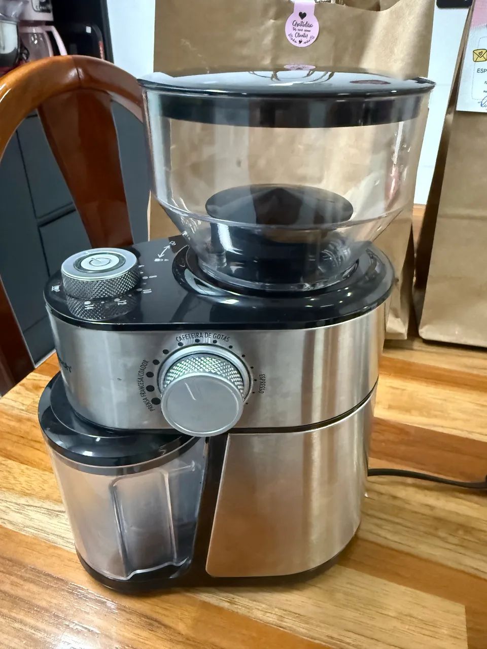 Moedor de café em ótimo estado  - Foto 3